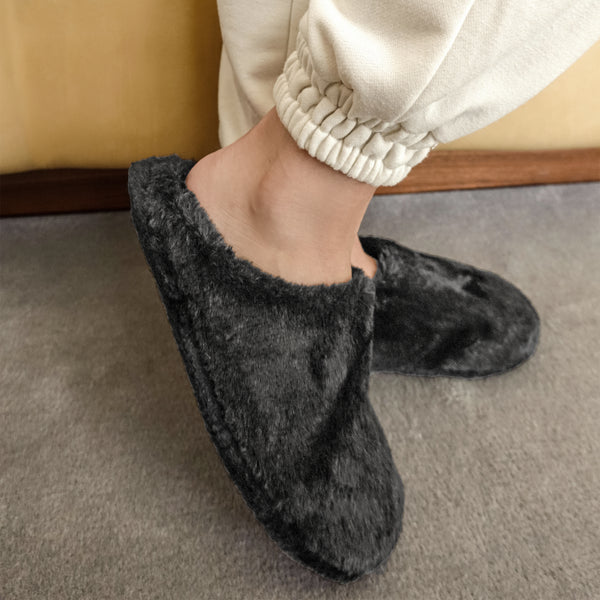 Women's Furry Slide Slip On Slippers