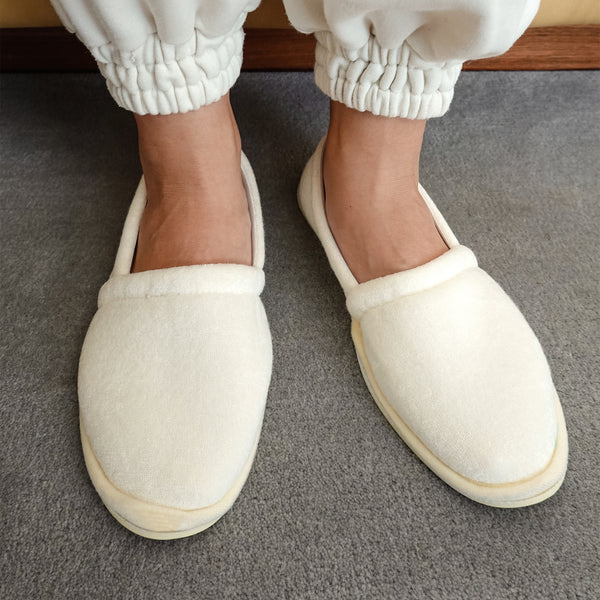 Women's Terry Cloth Slip On House Slippers