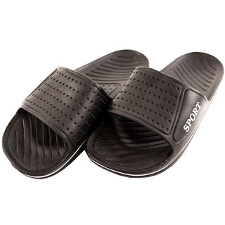 Buy black Women&#39;s Classic Slip On Indoor / Outdoor Sandals-10-Black