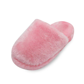 Buy rose Women&#39;s Furry Slide Slip On Slippers