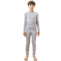 Boy's 100% Cotton Thermal Underwear Two Piece Set