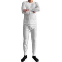 Men's 100% Cotton Long Johns Thermal Underwear Two Piece Set