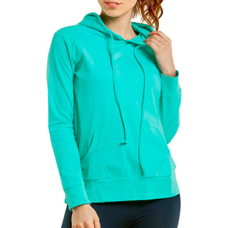 Buy mint Women&#39;s Pullover Long Sleeve Hoodie
