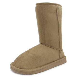 Buy beige Women&#39;s Classic Faux Sheepskin Fur Winter Boots