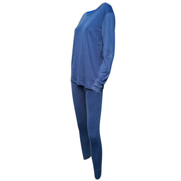 Women's Fleece Thermal Underwear Two Piece Long Johns Set
