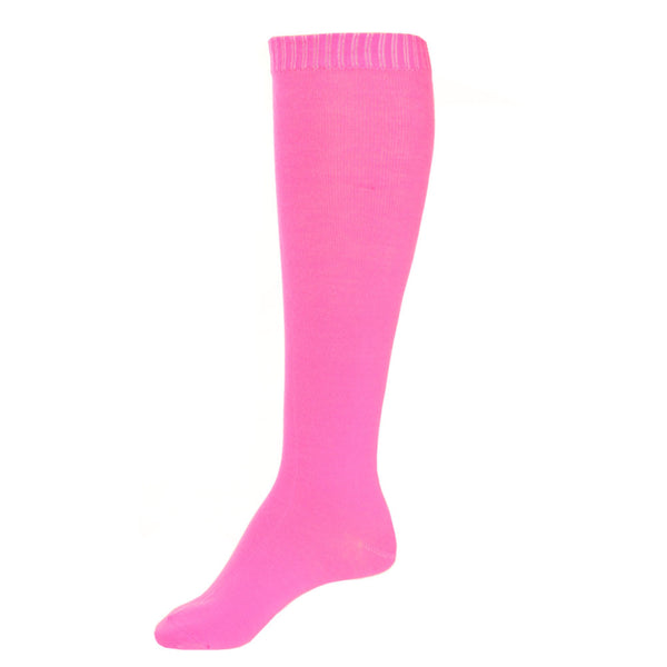 Women's Pair of Lightweight Solid Color Full Length Socks