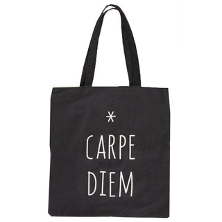 Buy carpe-diem Large Printed Shopper Tote Bag