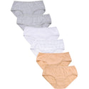 LAVRA Girls Cotton Bikini Underwear 6 Pack Panties for Big Kids