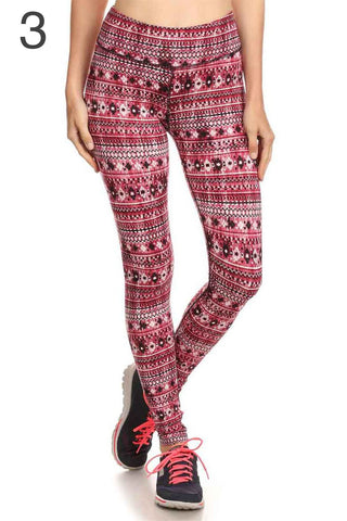 Buy aztec Women&#39;s Plus Size Printed Stretch Pants Active Leggings