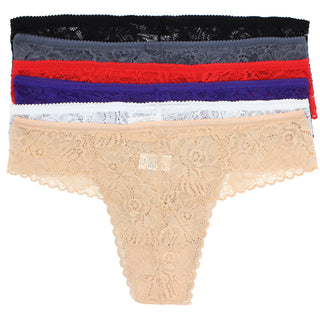 Buy irene 6 packs of women&#39;s lace thong and boyshorts panties