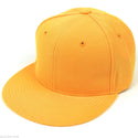 Men's Flat Bill Blank Fitted Baseball Hat