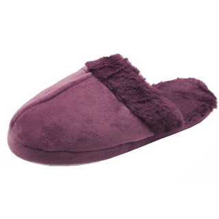 Buy purple Women&#39;s Furry Slide Slip On Slippers
