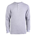SLM Mens Cotton Thermal Tops Waffle Knit or Plain Henley Shirts