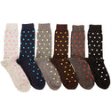 Men's 6 Pairs of Pattern Fashion Dress Socks
