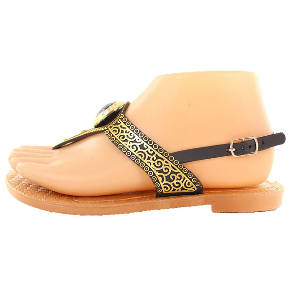 Women's Ankle Strap Roman Jewel Sandals
