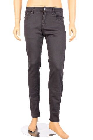Buy charcoal Men&#39;s Skinny Fit Stretch Denim Color Jeans