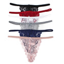 6 packs of women's lace thong and boyshorts panties