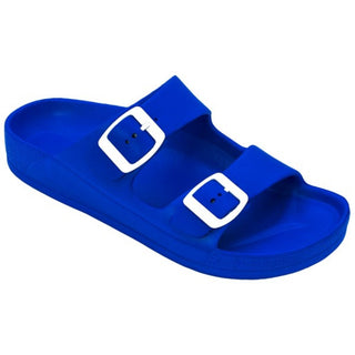 Buy royal-blue Women&#39;s Classic Double Strap Buckle Sandals