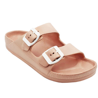 Buy pink Women&#39;s Classic Double Strap Buckle Sandals
