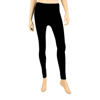 Buy black Women&#39;s Full Length Solid Color Basic Leggings