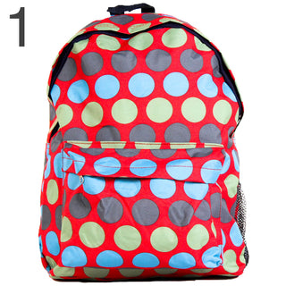Buy polka-dot Colorful All Over Print Backpack