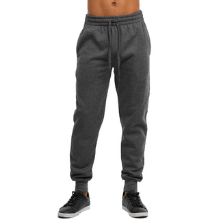 Buy charcoal Men&#39;s Cotton Athletic Loose-fit Sweat Pants
