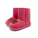 LAVRA Girls Winter Boots Cute Animal Face Faux Fur Booties Winter Gift