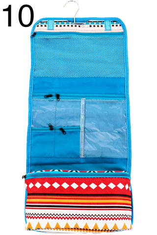 Buy tribal-aztec Travel Printed Hanging Cosmetic Makeup Toiletry Bag