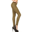 LAVRA Women's Soft Faux Suede Legging High Waist Full Length Solid Pants Gift